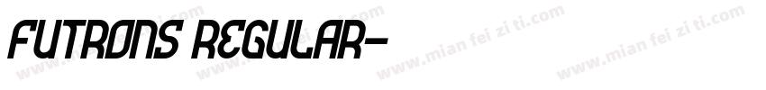 Futrons Regular字体转换